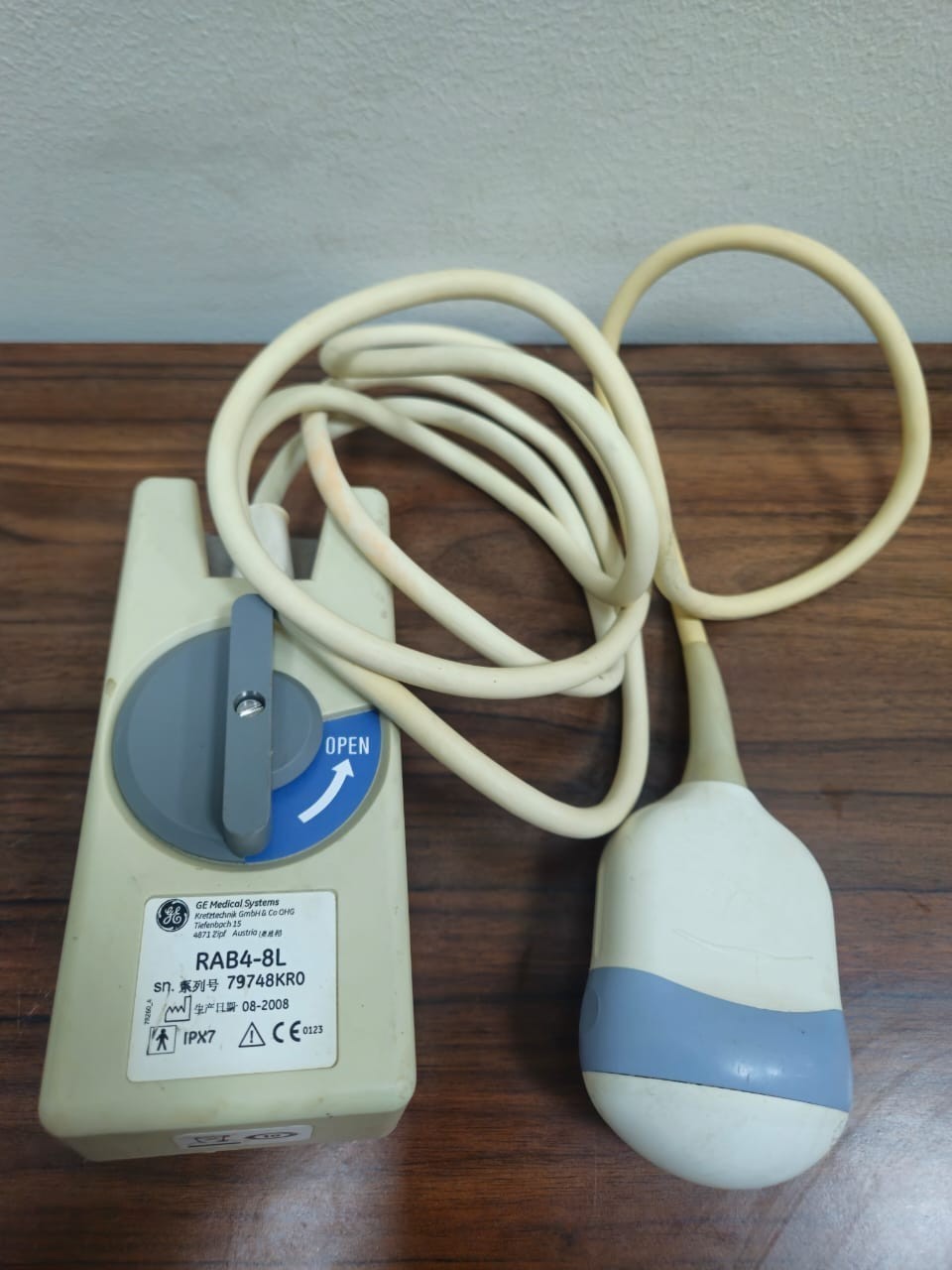 GE RAB4-8L 4D Convex Ultrasound Probe Voluson for Parts Not...