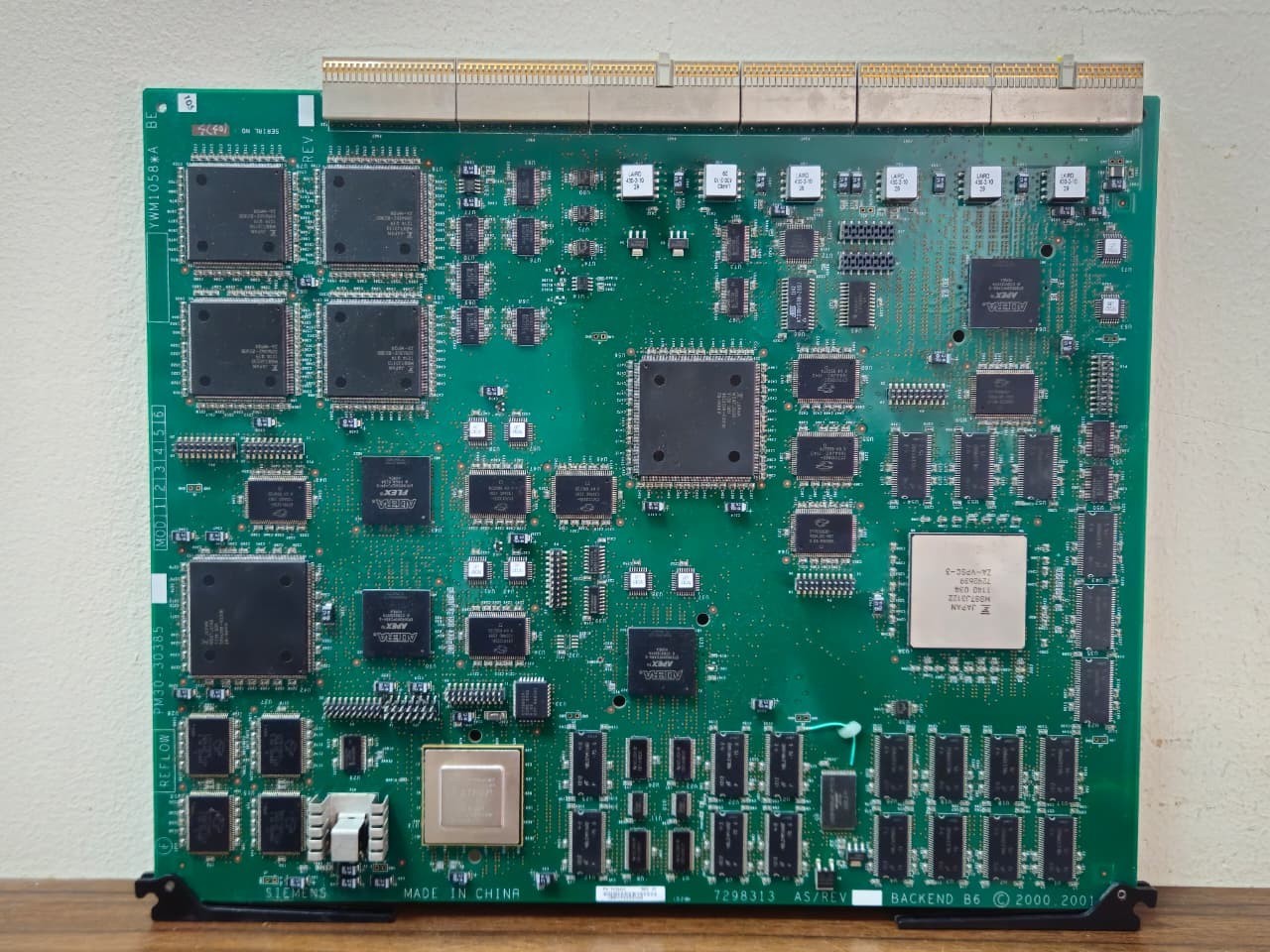 Siemens Backend B6 PCB Board 7298313 AS/REV Medical Ultrasound System Board