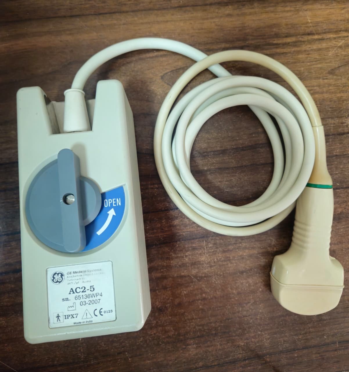 GE AC2-5 Convex Ultrasound Probe Transducer Voluson 730 For Parts / Repair