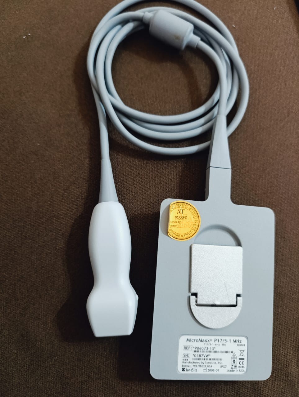 Fujifilm SonoSite MicroMaxx P17 / 5-1 MHz Ultrasound Transducer