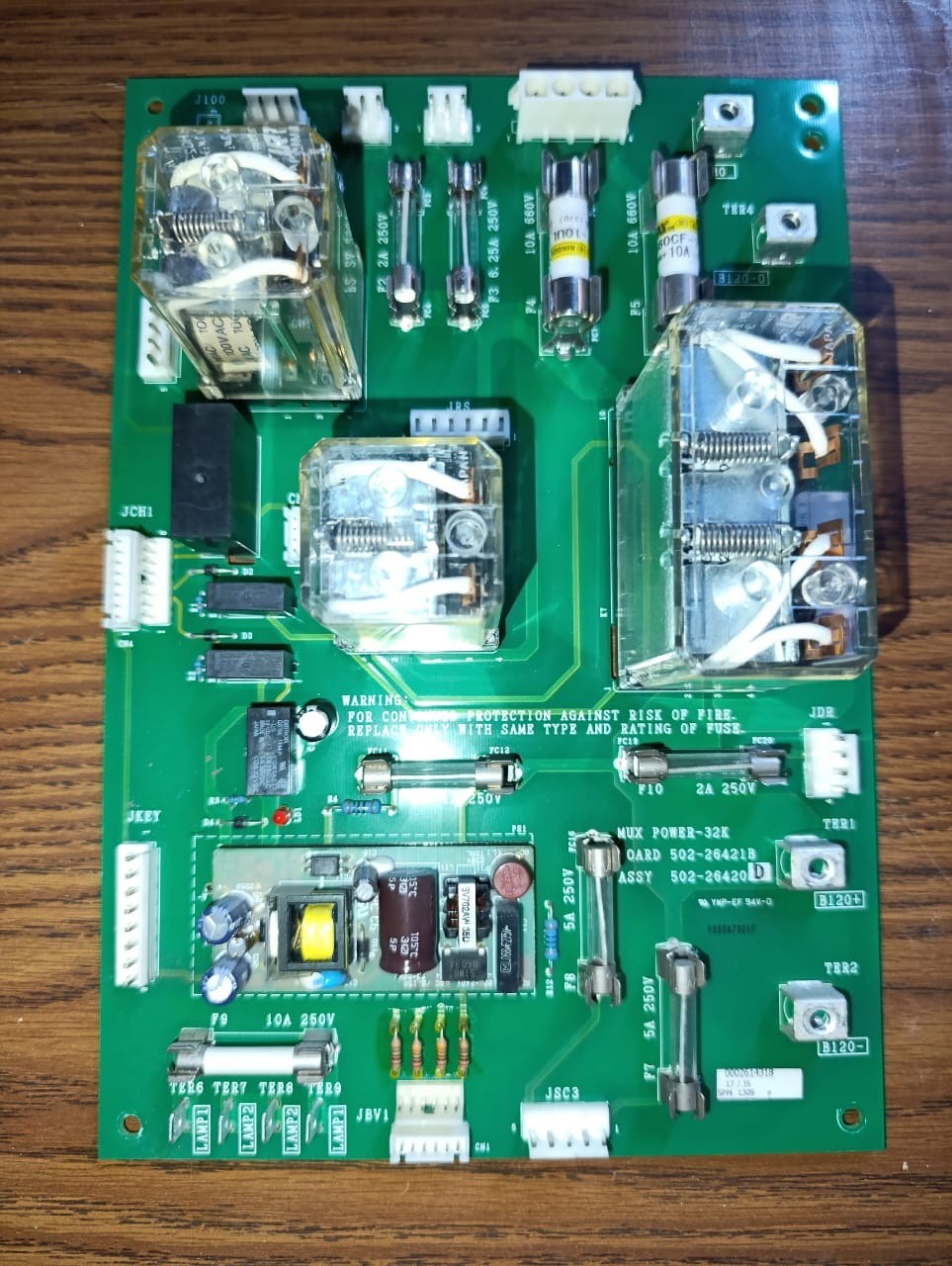 MUX Power 32K Board (502-26421, ASSY 502-26420)