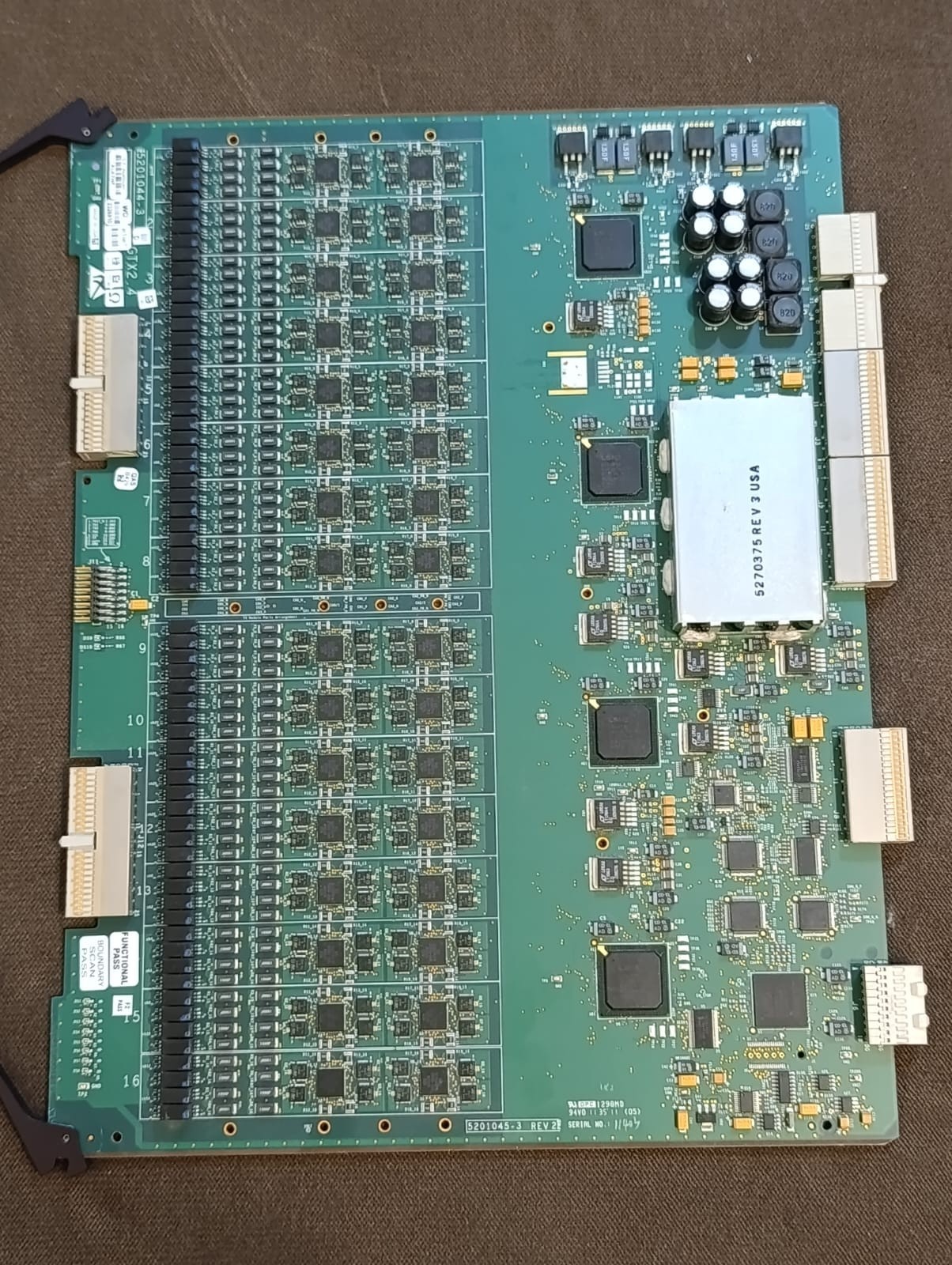 GE Logiq E9 / Vivid E9 Ultrasonic GTX 2.4 Board, Part No 5201045-3 S/N 13915