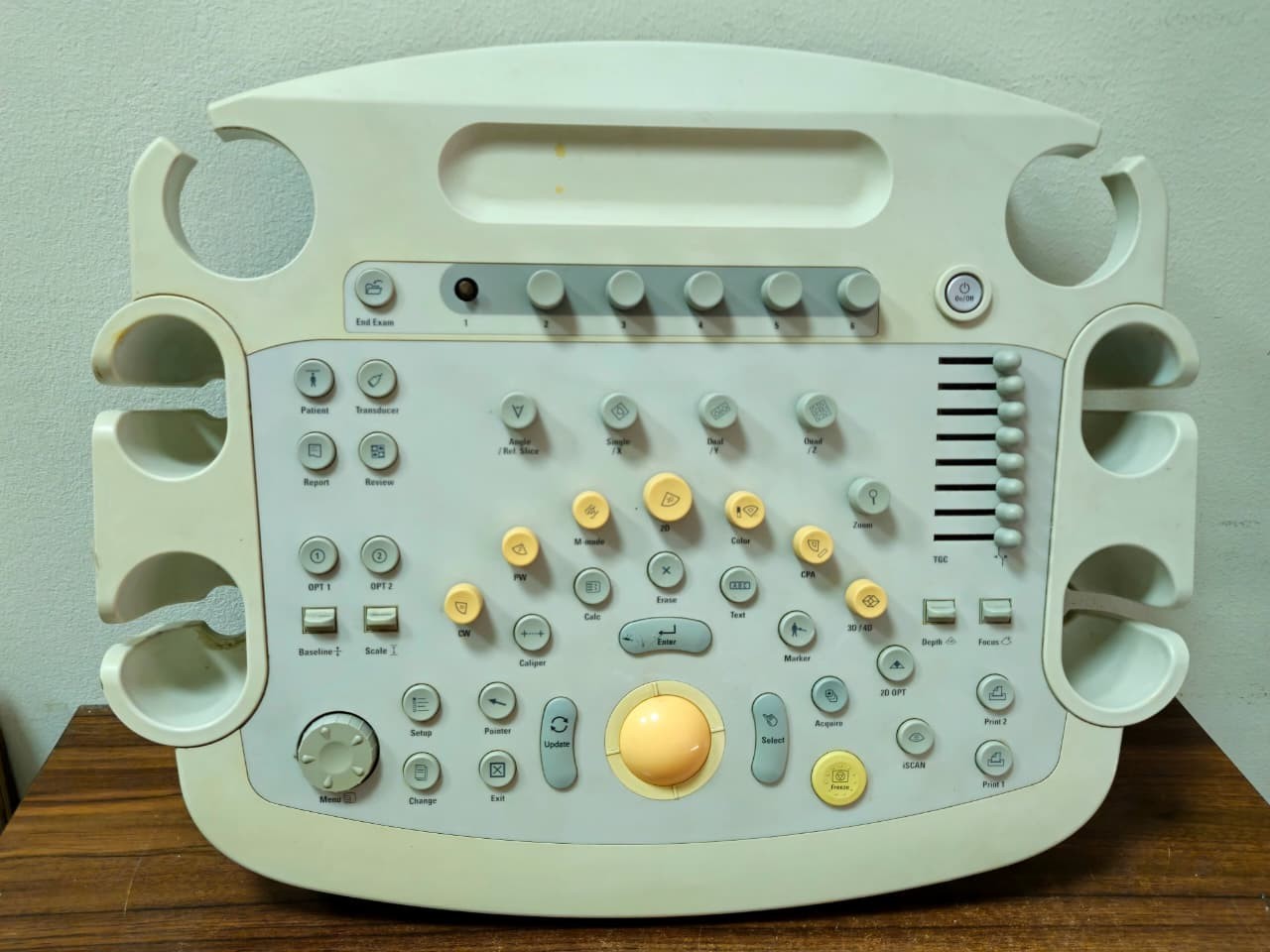 Philips Ultrasound Machine Operator Control Panel with Trackball