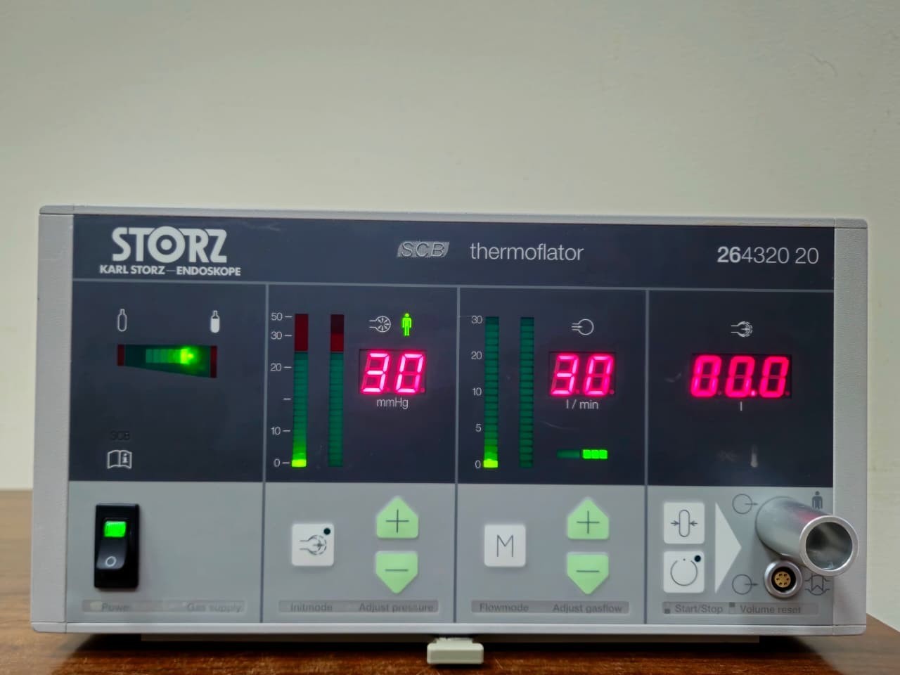 Karl Storz SCB Thermoflator 264320 20 CO2 Insufflator 30L