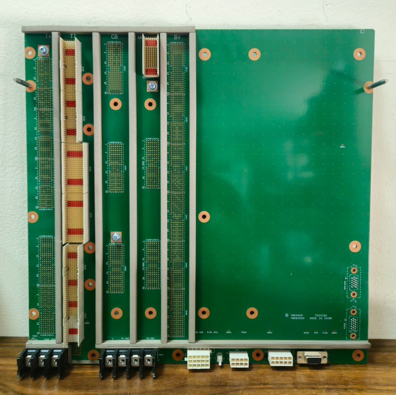 Toshiba Aplio 300 400 500 YWA4000 BP Backplane Board PM30-39262 Rev.A Tested